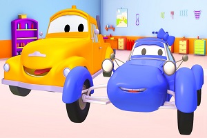 Odtahový vůz Tom - Modré závodní auto