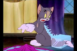 Tom a Jerry - Vystrašený kocour